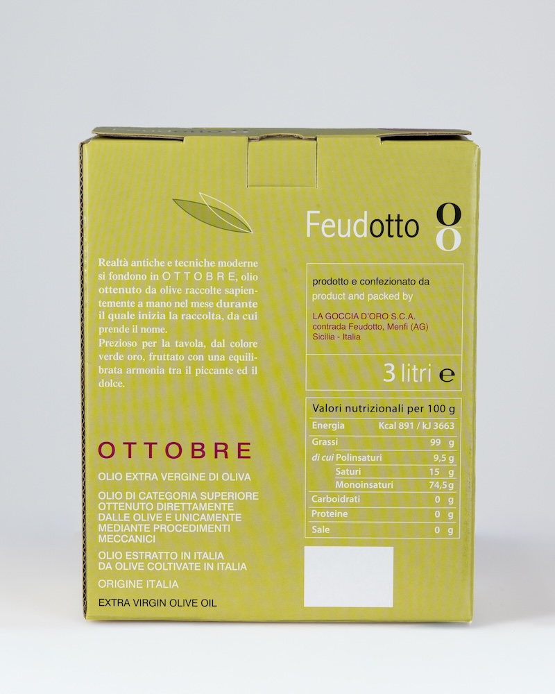 bag in box ingredienti